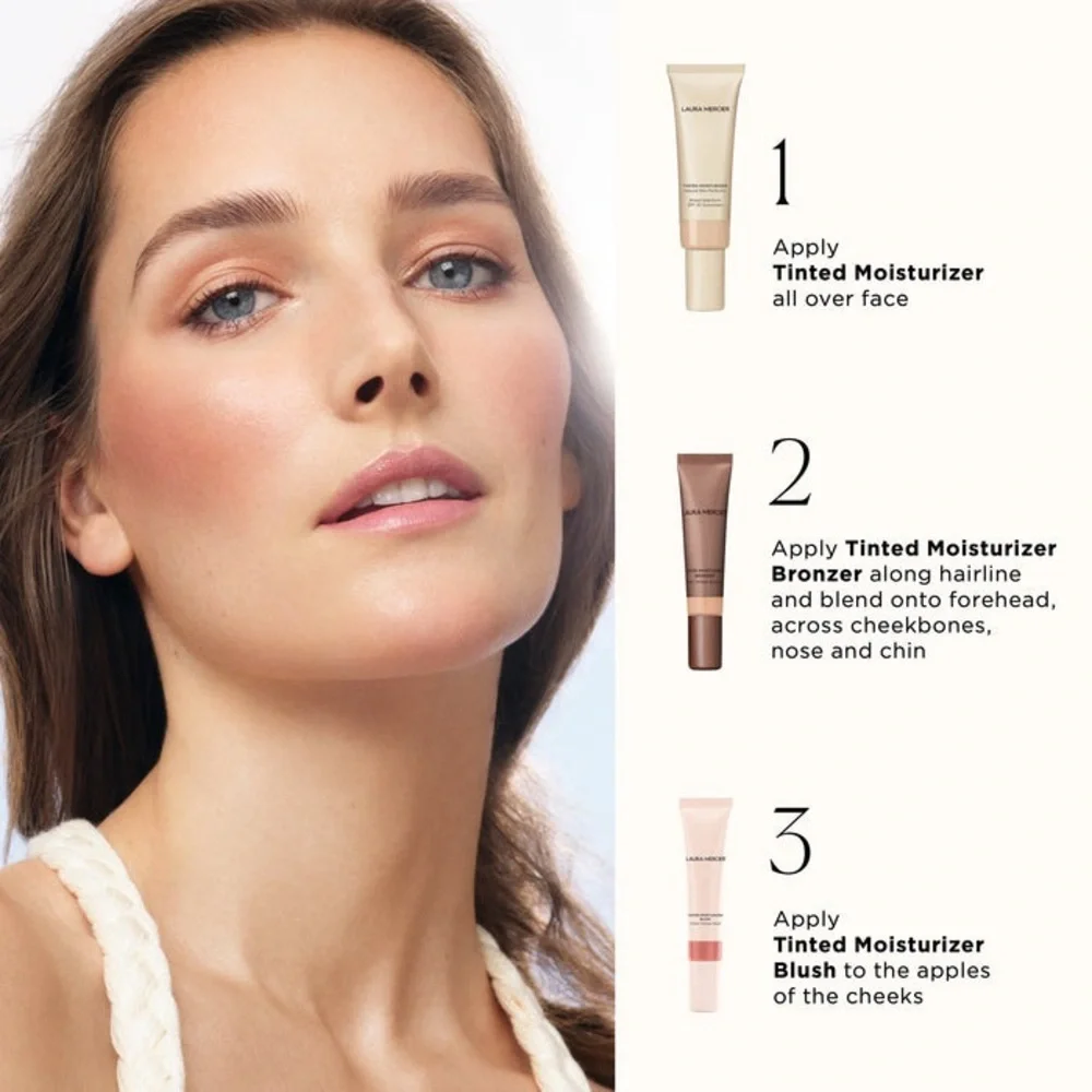 Laura Mercier Tinted Moisturizer Bronzer 02 Sundrop 15 ml NEW